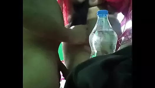 Wife and Husband Romantic Moment Boobs Massage