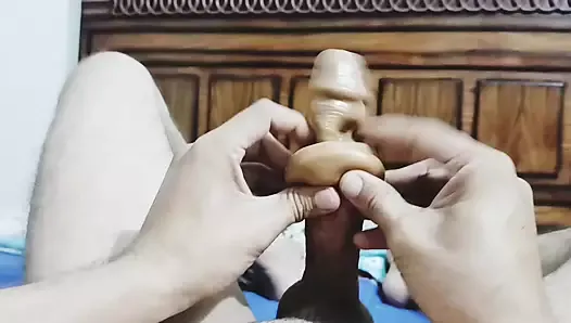 Mature Married Sexy Bhabi Fucking with Silicone Condom
